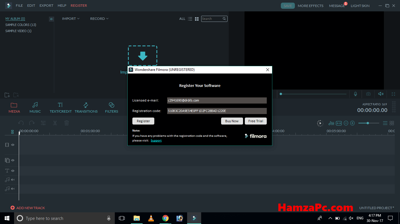 filmora 9 crack email and registeration code