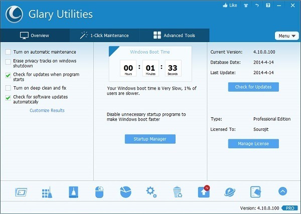 Glary Utilities Pro Crack V6.16.0.20 + Lifetime License Code [2025]