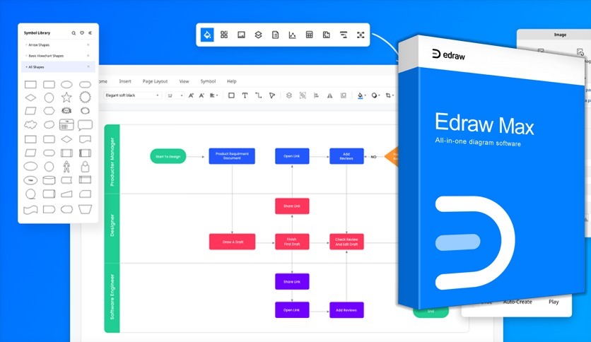 Edraw Max Pro Crack v14.1.0 + License Key [2025] For Windows